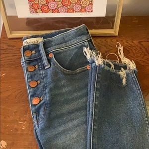 Madewell High rise jeans